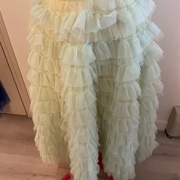 Stunning Vintage strapless ruffle dress - Picture 9 of 16